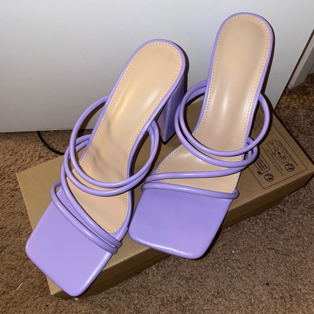 Lavender heels